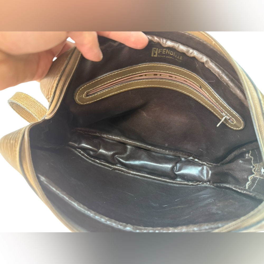 Fendi Vintage Zucchino FF Logo Crossbody - Picture 14 of 15